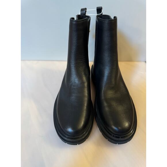 Johnston & Murphy Gianna Black Leather Boots - Size 8 - Picture 3 of 8